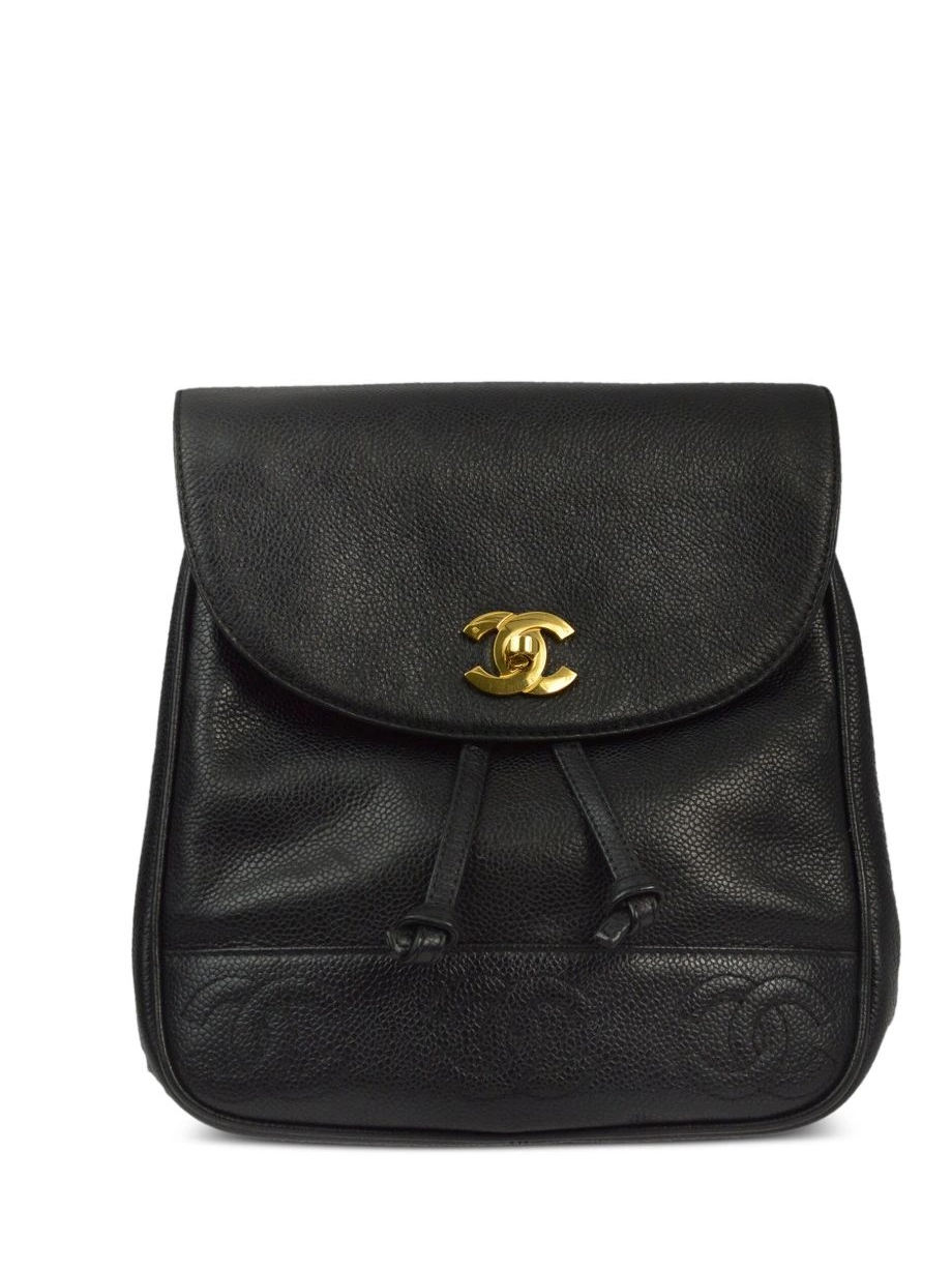 Affordable HOT SALE Triple 1995 CC CHANEL Women backpack 0416